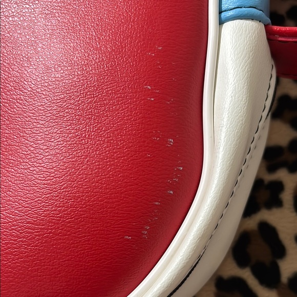 2003 PAUL FRANK β€οΈπ Vintage Zipper Shoulder Bag Y2K Red Blue William the Mouse - Picture 16 of 16